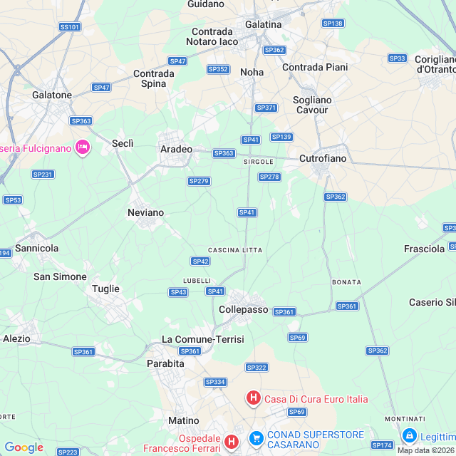Approximate location
