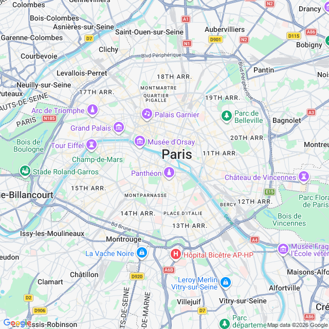Approximate location