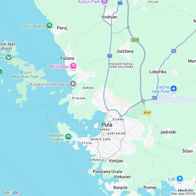 Approximate location