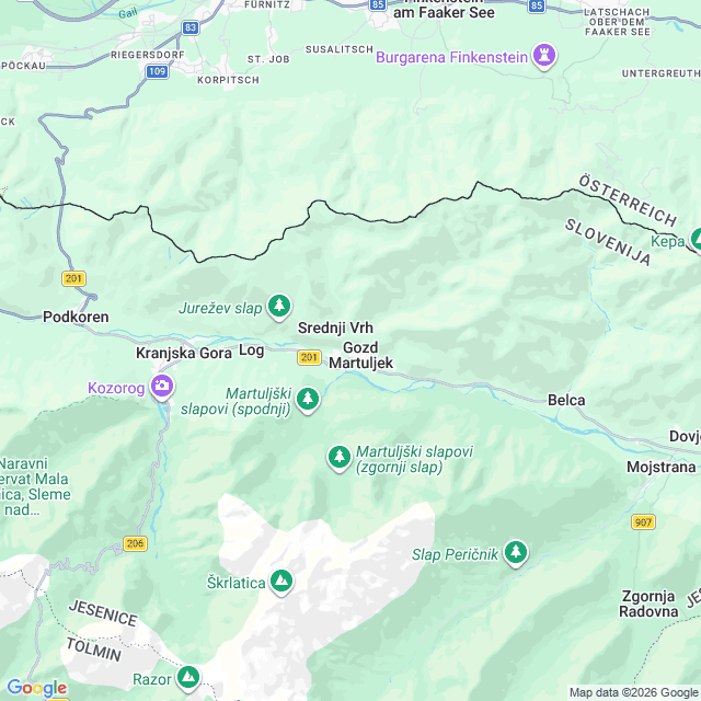 Approximate location