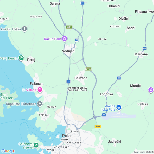 Approximate location