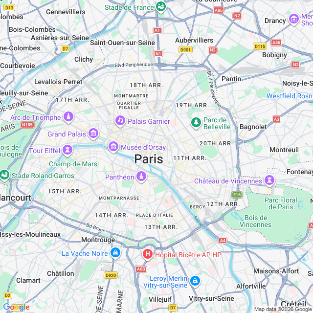 Approximate location