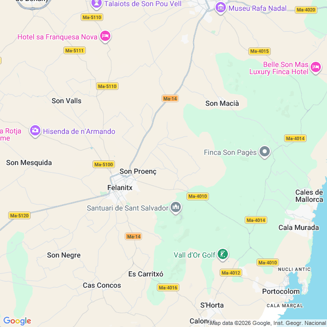 Approximate location