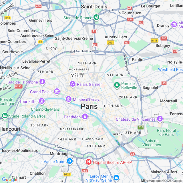 Approximate location