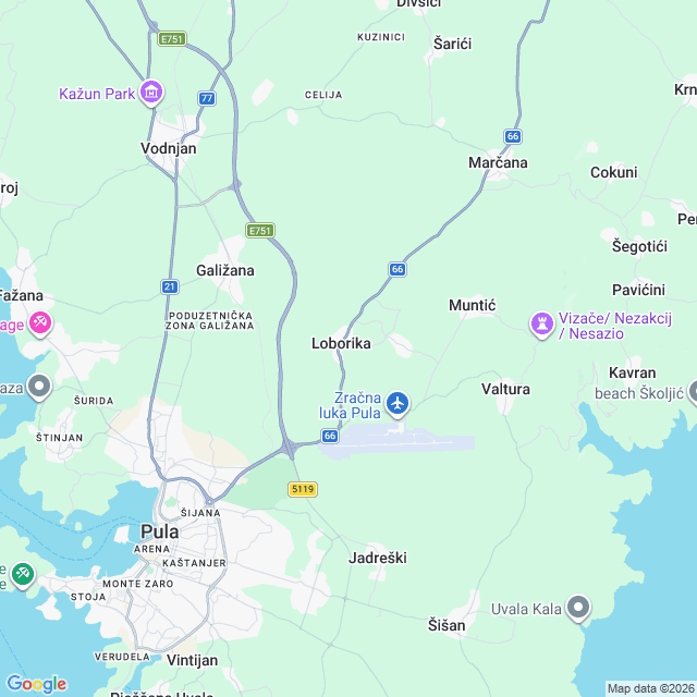 Approximate location