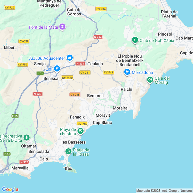 Approximate location