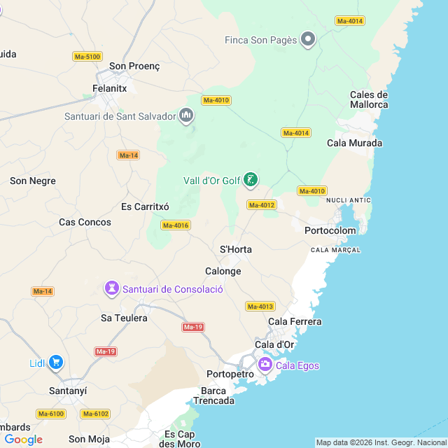 Approximate location
