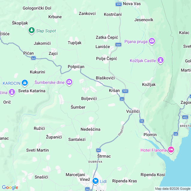 Approximate location