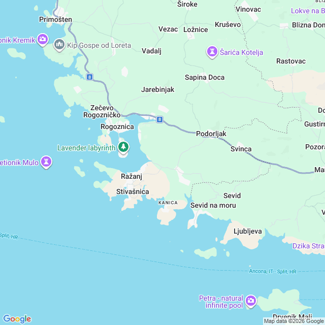 Approximate location