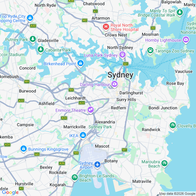Approximate location