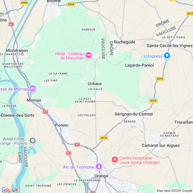Approximate location