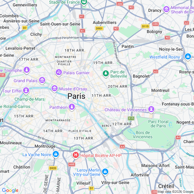 Approximate location