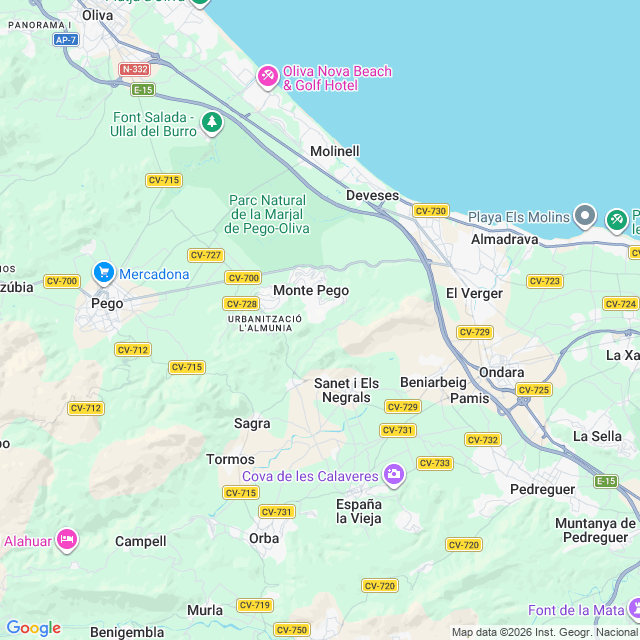 Approximate location