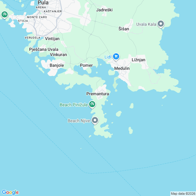 Approximate location
