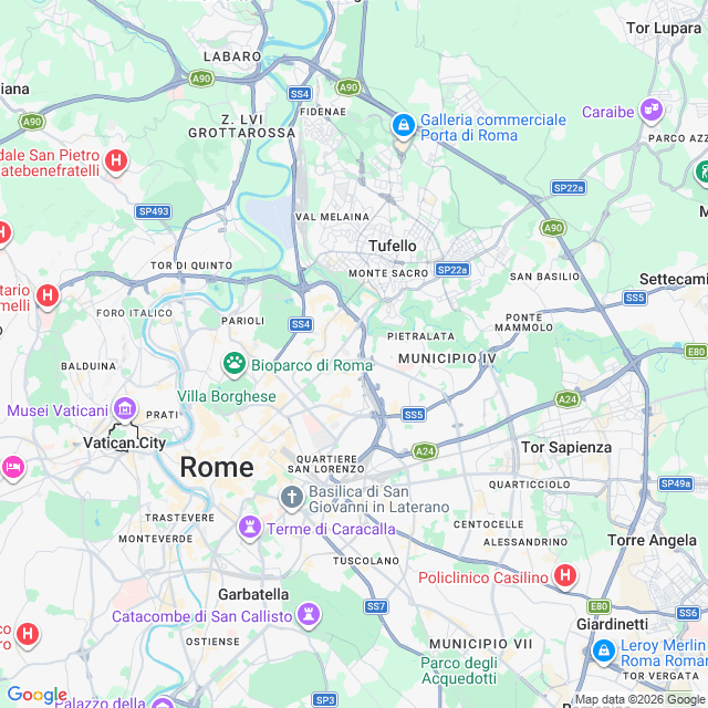 Approximate location