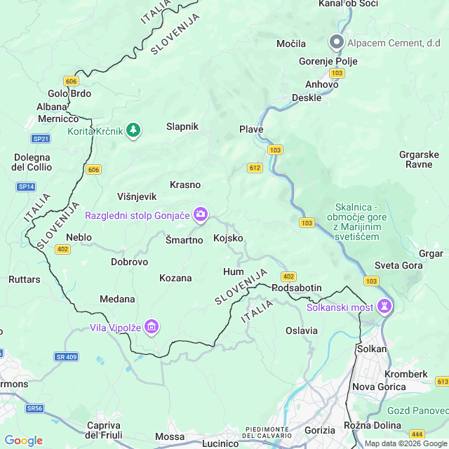 Approximate location