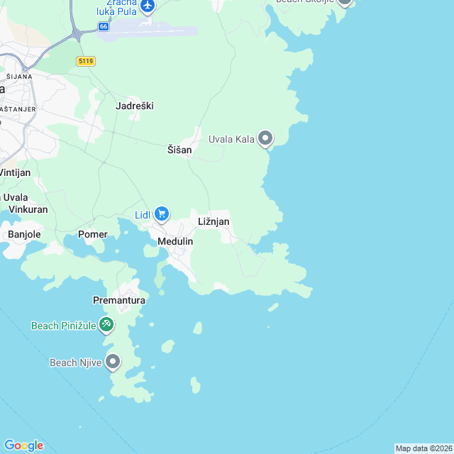 Approximate location