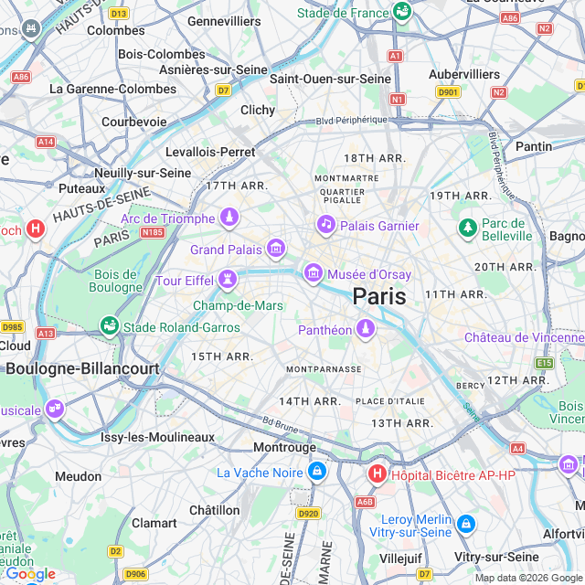 Approximate location