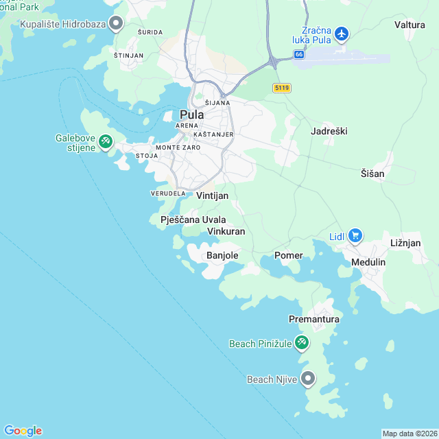 Approximate location