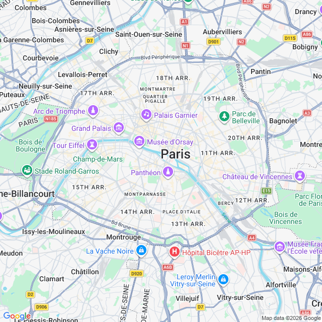Approximate location