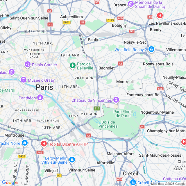 Approximate location