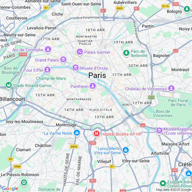 Approximate location