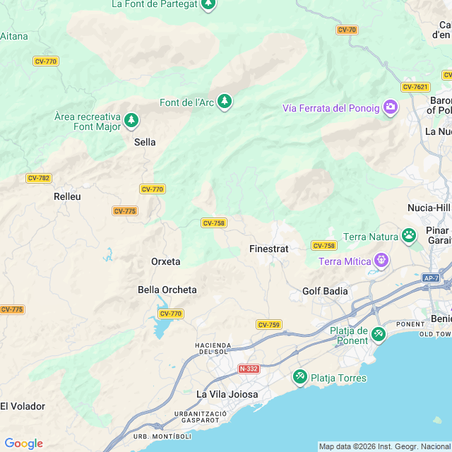 Approximate location