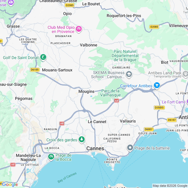 Approximate location