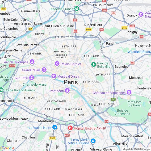 Approximate location