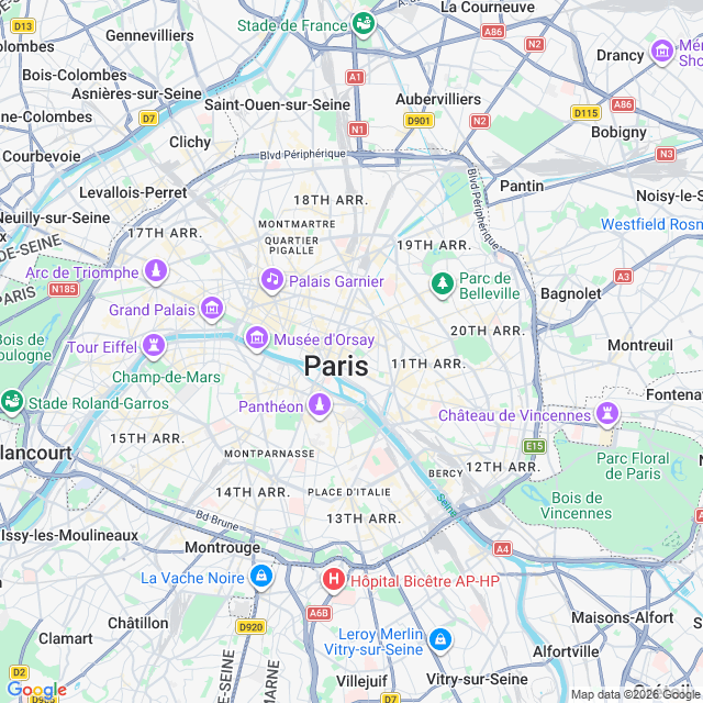 Approximate location