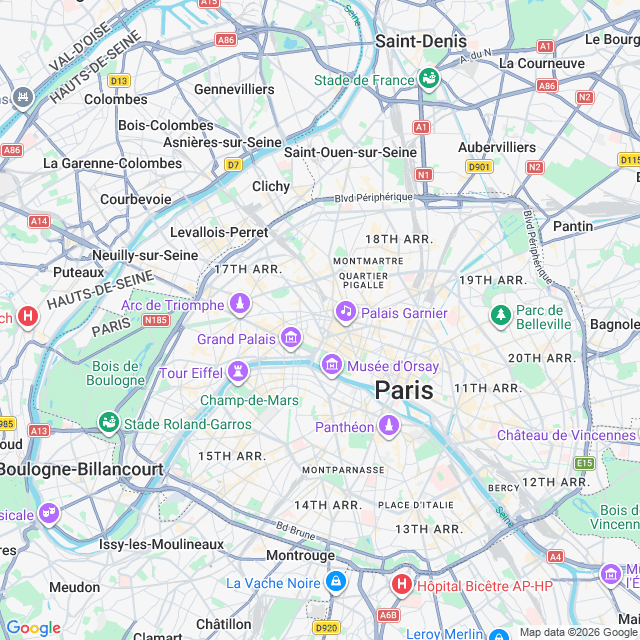 Approximate location