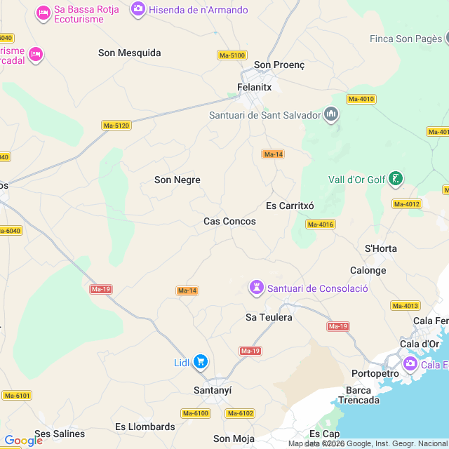 Approximate location
