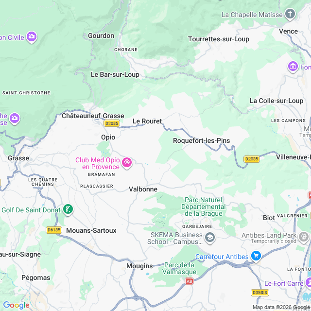 Approximate location