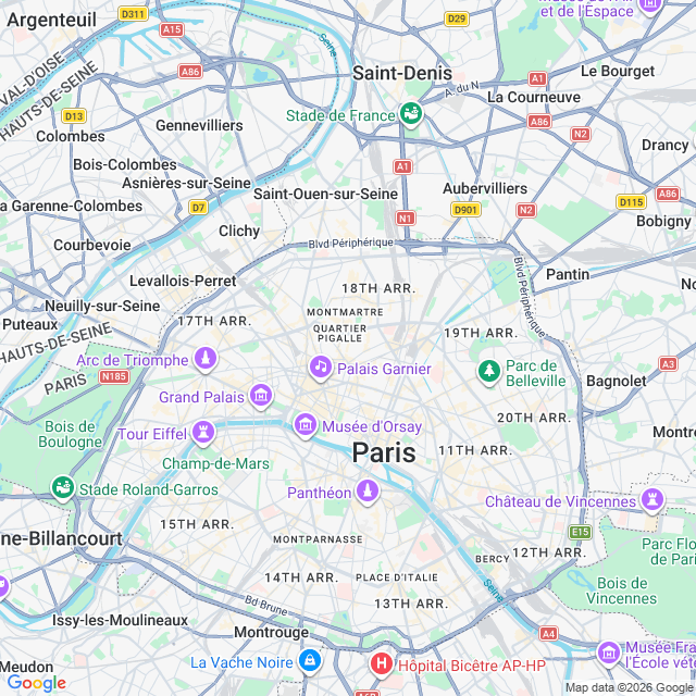 Approximate location