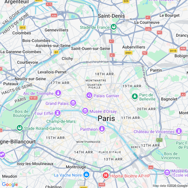Approximate location