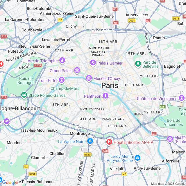 Approximate location