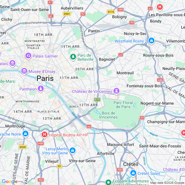 Approximate location