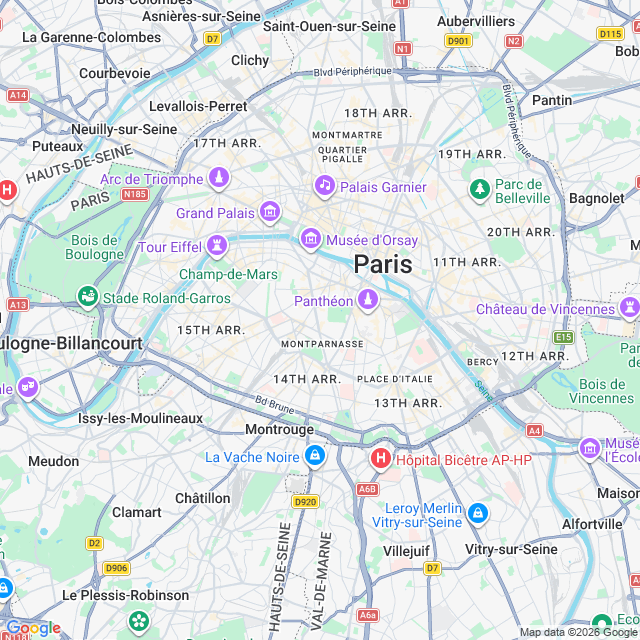 Approximate location