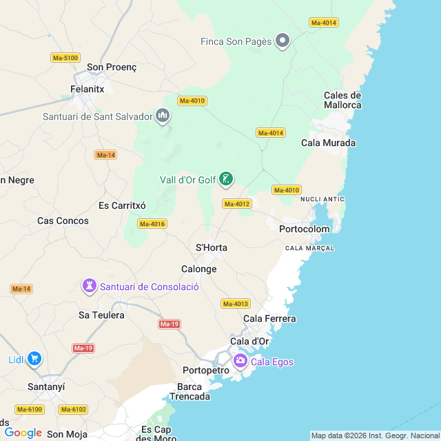 Approximate location