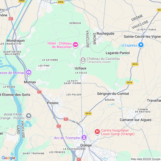 Approximate location