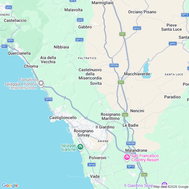 Approximate location