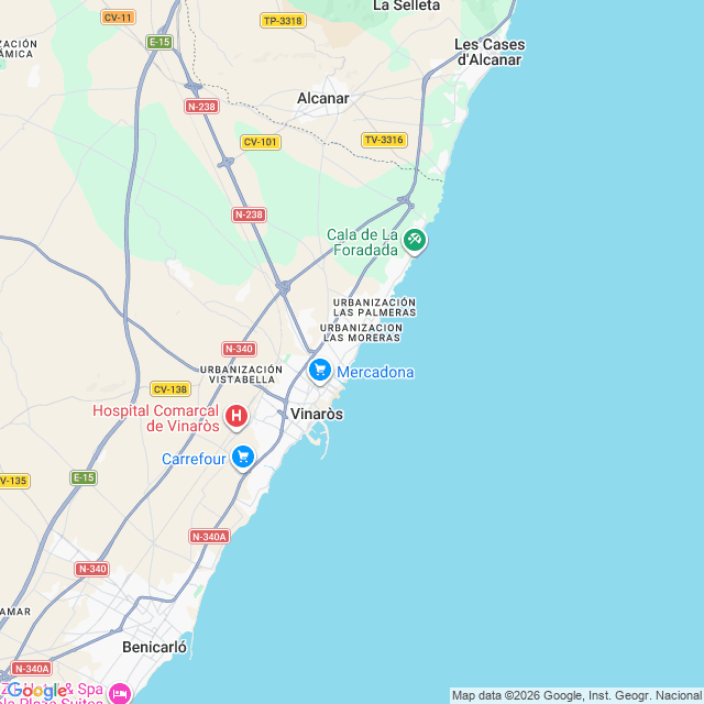 Approximate location