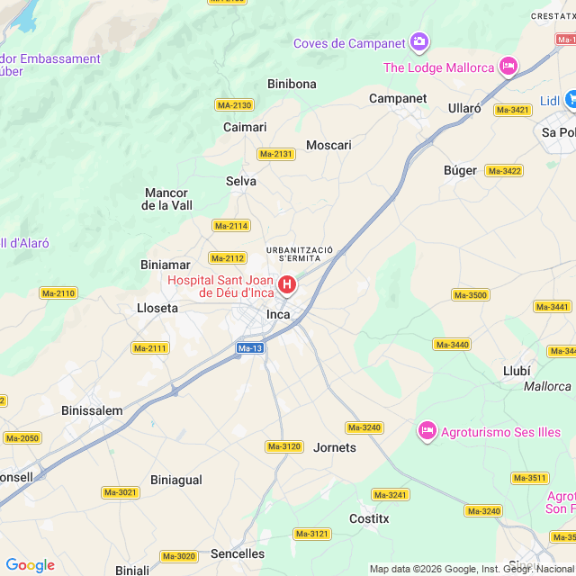 Approximate location