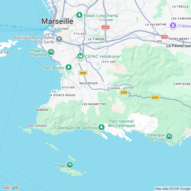 Approximate location