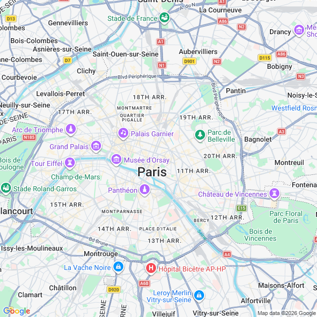 Approximate location