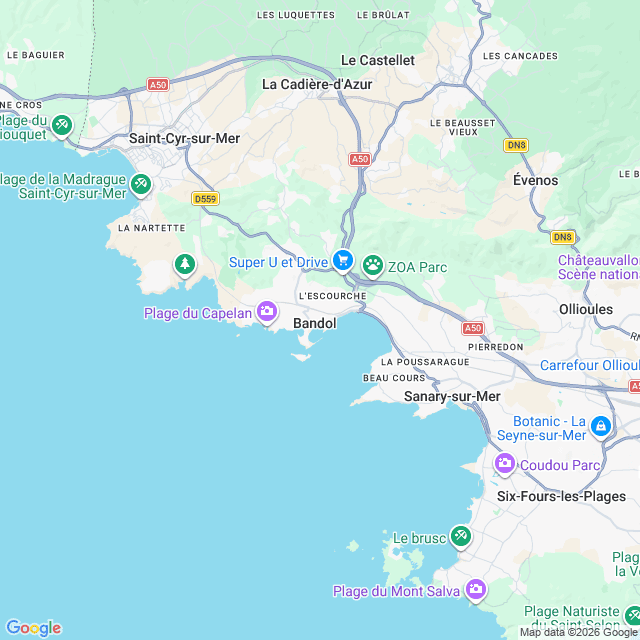 Approximate location