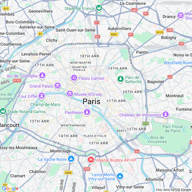 Approximate location