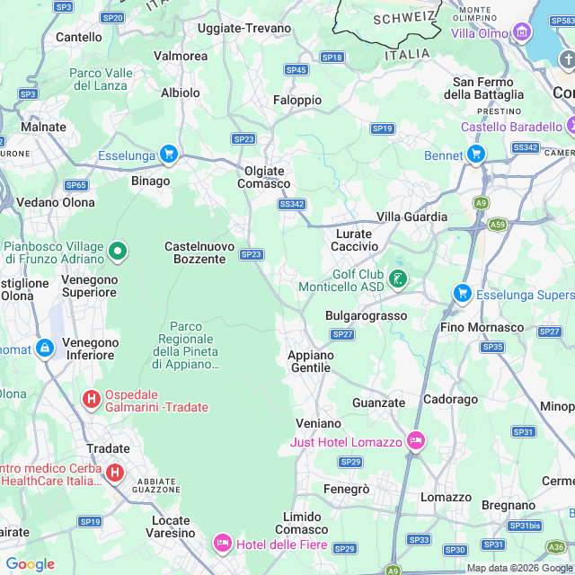 Approximate location