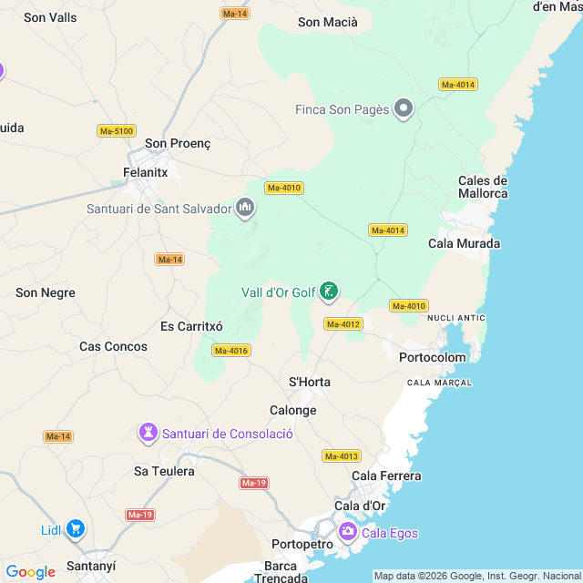 Approximate location