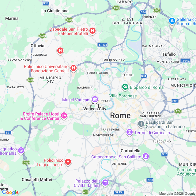 Approximate location